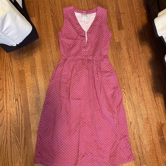 L.L. Bean Dresses & Skirts - Cute Vintage Cottagecore L.L. Bean Cotton Dress Size Small